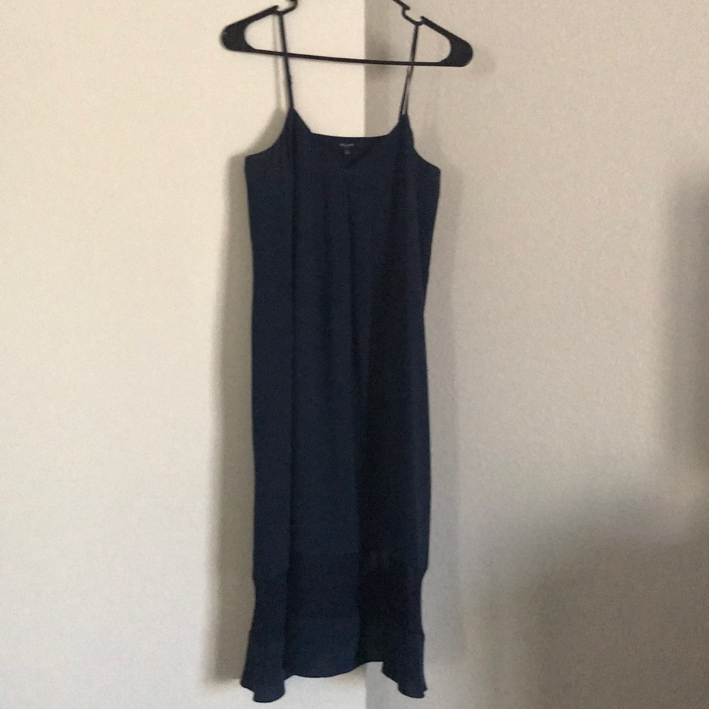 Silk maxi with pockets.